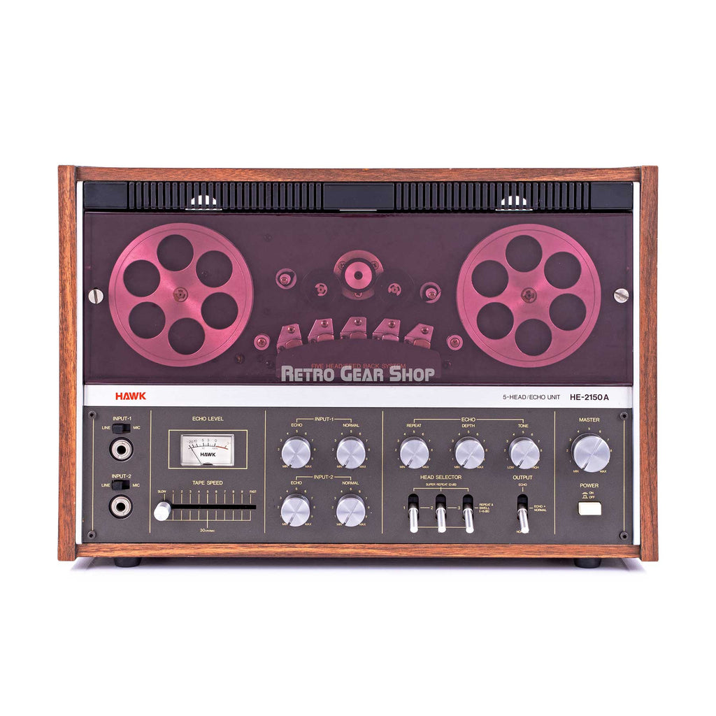 Hawk HE-2150A 5-Head Echo Unit Tape Delay Vintage Rare