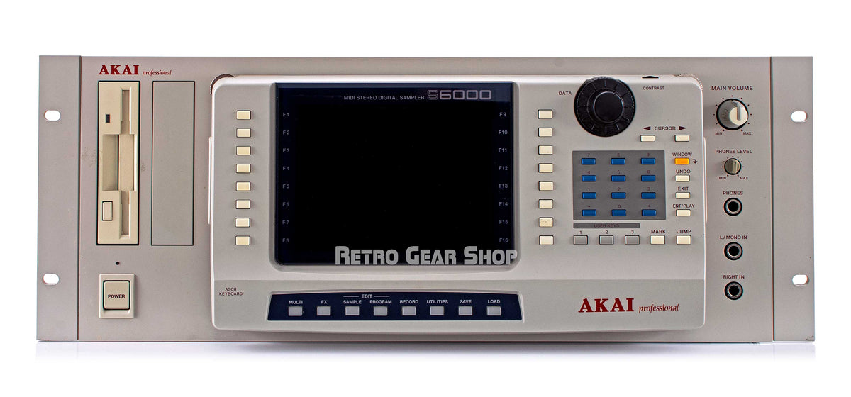 Akai S6000 MIDI Stereo Digital Sampler Synthesizer Vintage Rare 