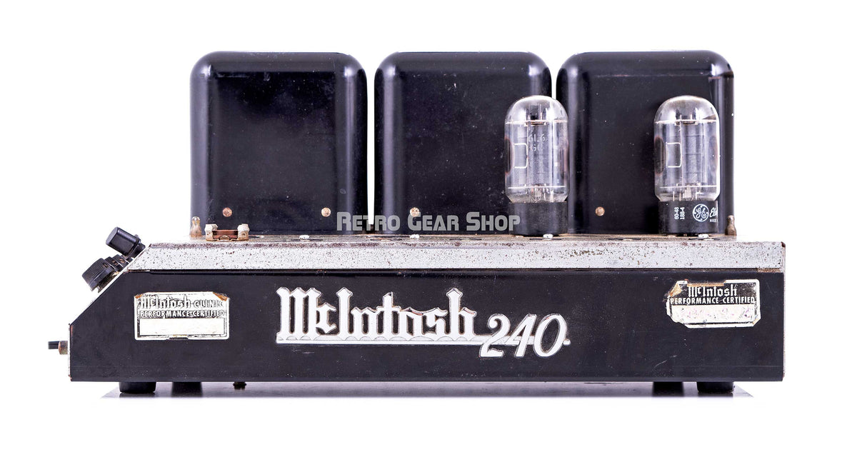 McIntosh MC240 Tube Power Amp Vintage Rare – Retro Gear Shop