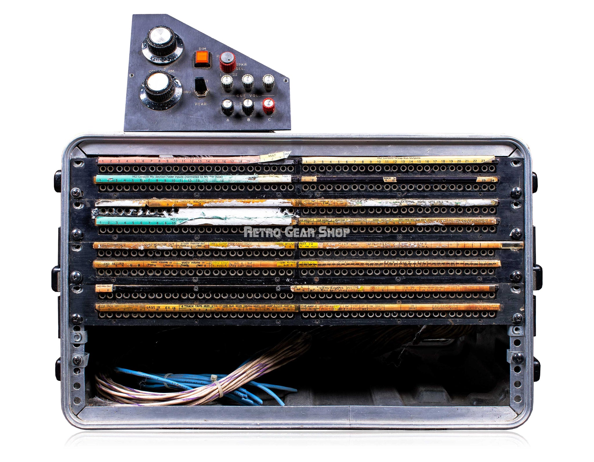 MCI Criteria Historic Recording Console Rare Vintage Analog Mixer Patchbay