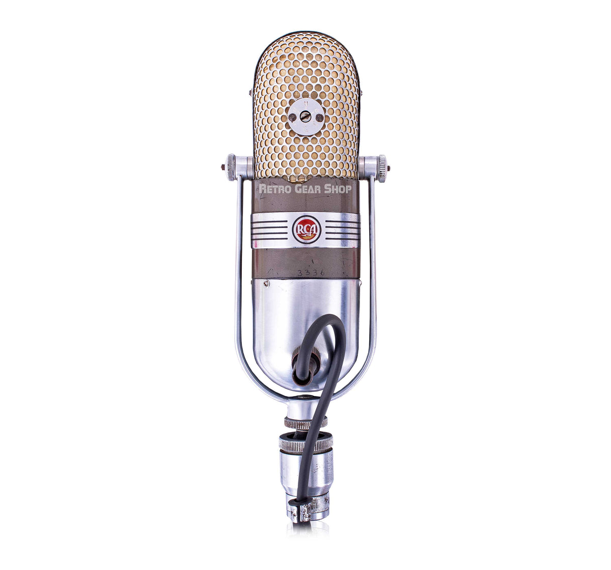 RCA 77D Microphone Ribbon Mic Silver Vintage Rare Retro Gear Shop