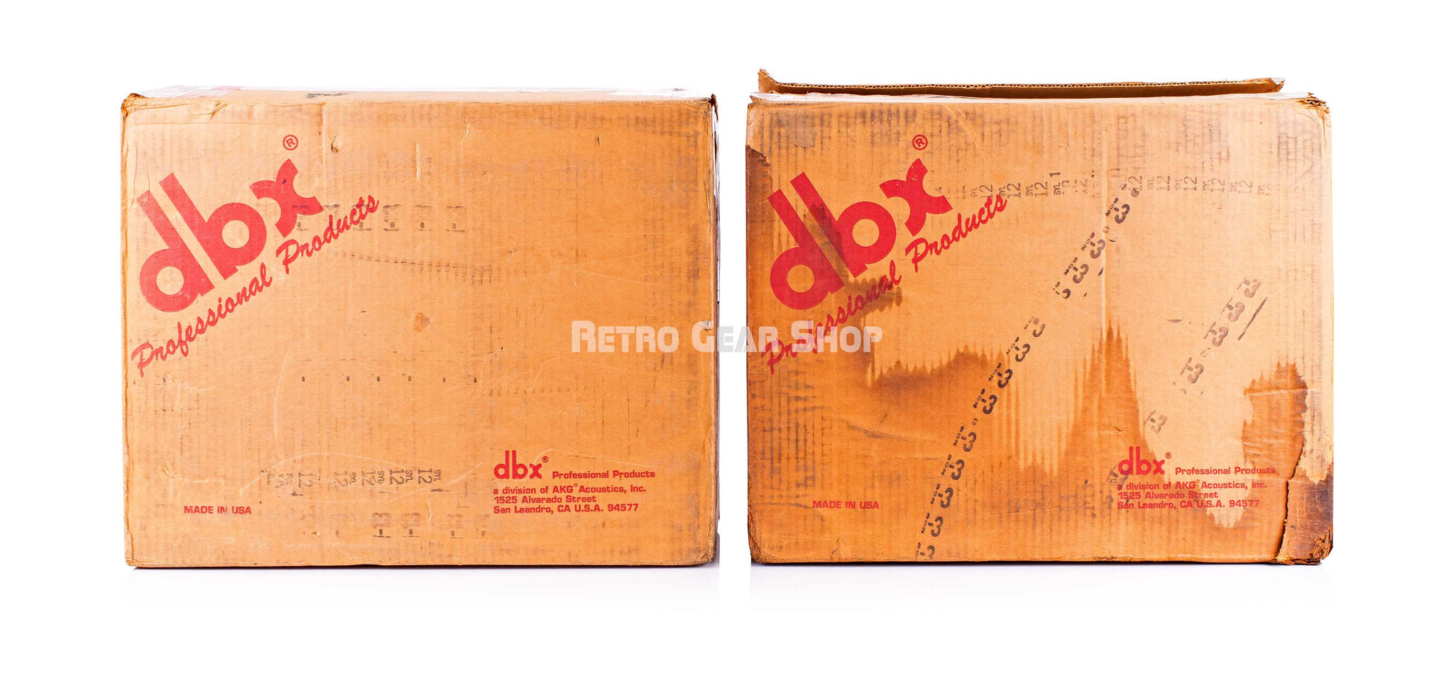 dbx 165A Pair Original Boxes