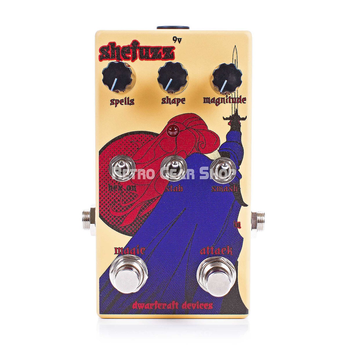 Dwarfcraft Devices SheFuzz Limited Edition Fuzz Guitar Effect Pedal 