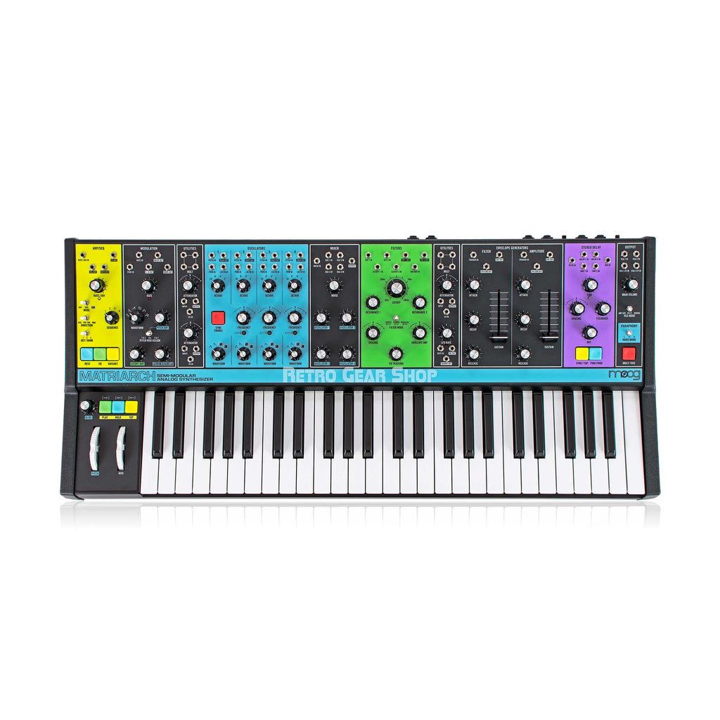 Moog Matriarch Patchable 4-Note Paraphonic Semi-Modular Analog Synthesizer Step Sequencer