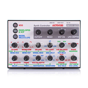 Stereoping CE1 Midi Synthesizer AX70VX90 Akai AX70 VX90