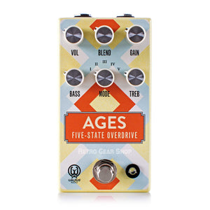 Walrus Audio Ages Five State Overdrive Santa Fe Limited Edition Guitar Effect Pedal