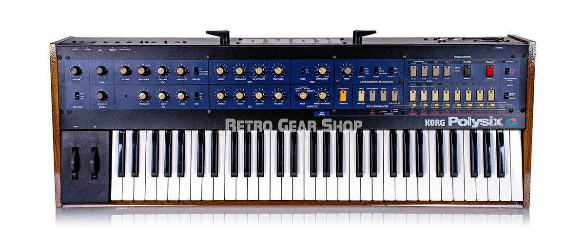 Korg PolySix PS-6 Analog Polyphonic Synth Custom Walnut Kiwisix 