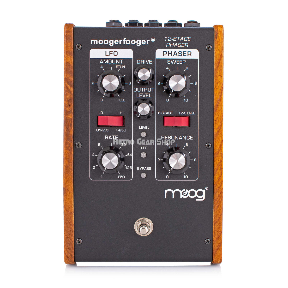 Moog Music MoogerFooger MF-103 12-Stage Phaser Effect Pedal MF103 