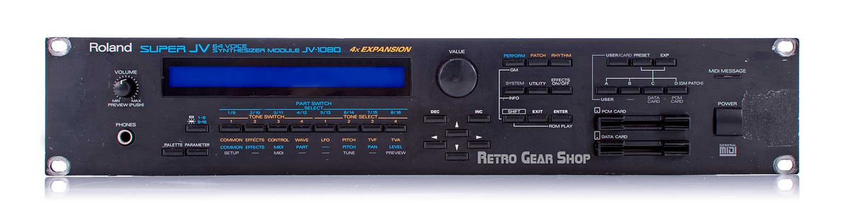 【大口注文】Roland 音源モジュール JV-1080 SUPER JV サウンドモジュール シンセサイザー 器機材 エクスパンションボード搭載 ※ジャンク品 ∫U1799 音源モジュール