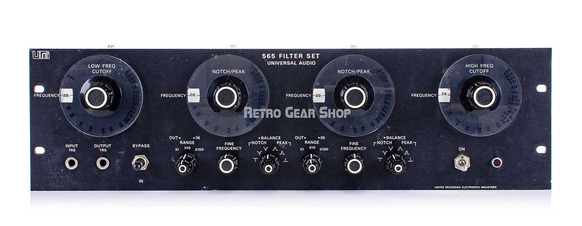 Urei Universal Audio 565T Little Dipper Filter Set Rare Vintage EQ – Retro  Gear Shop