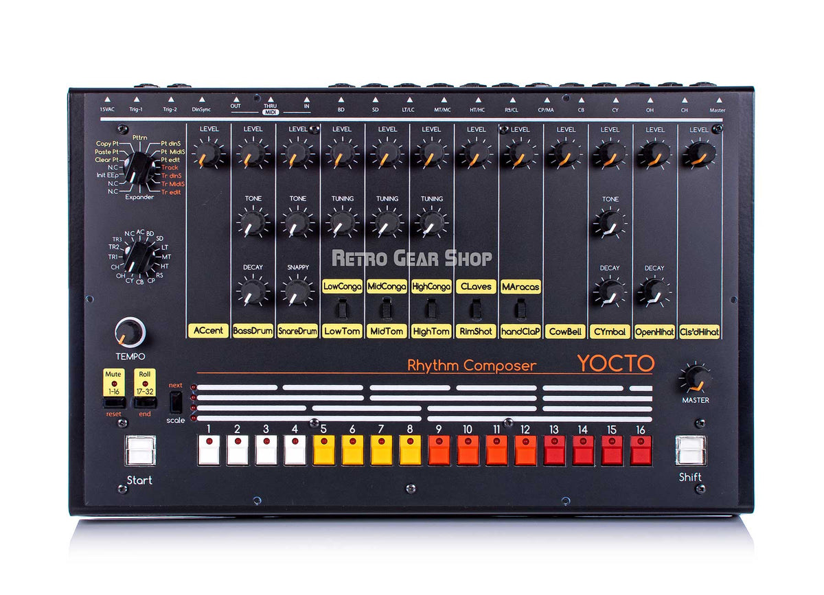 Yocto 808 Rare Analog Drum Machine Synthesizer Roland TR808 