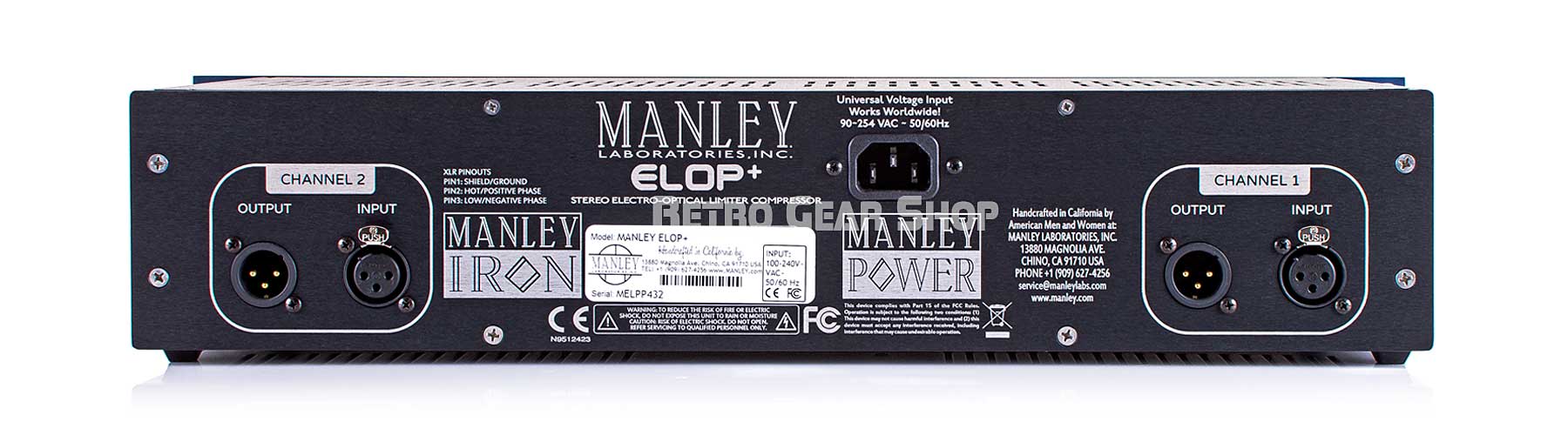 Manley Laboratories Elop+ Rear