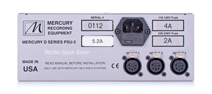 Mercury Recording Equipment 5.2A PSU-II Power Supply Rear