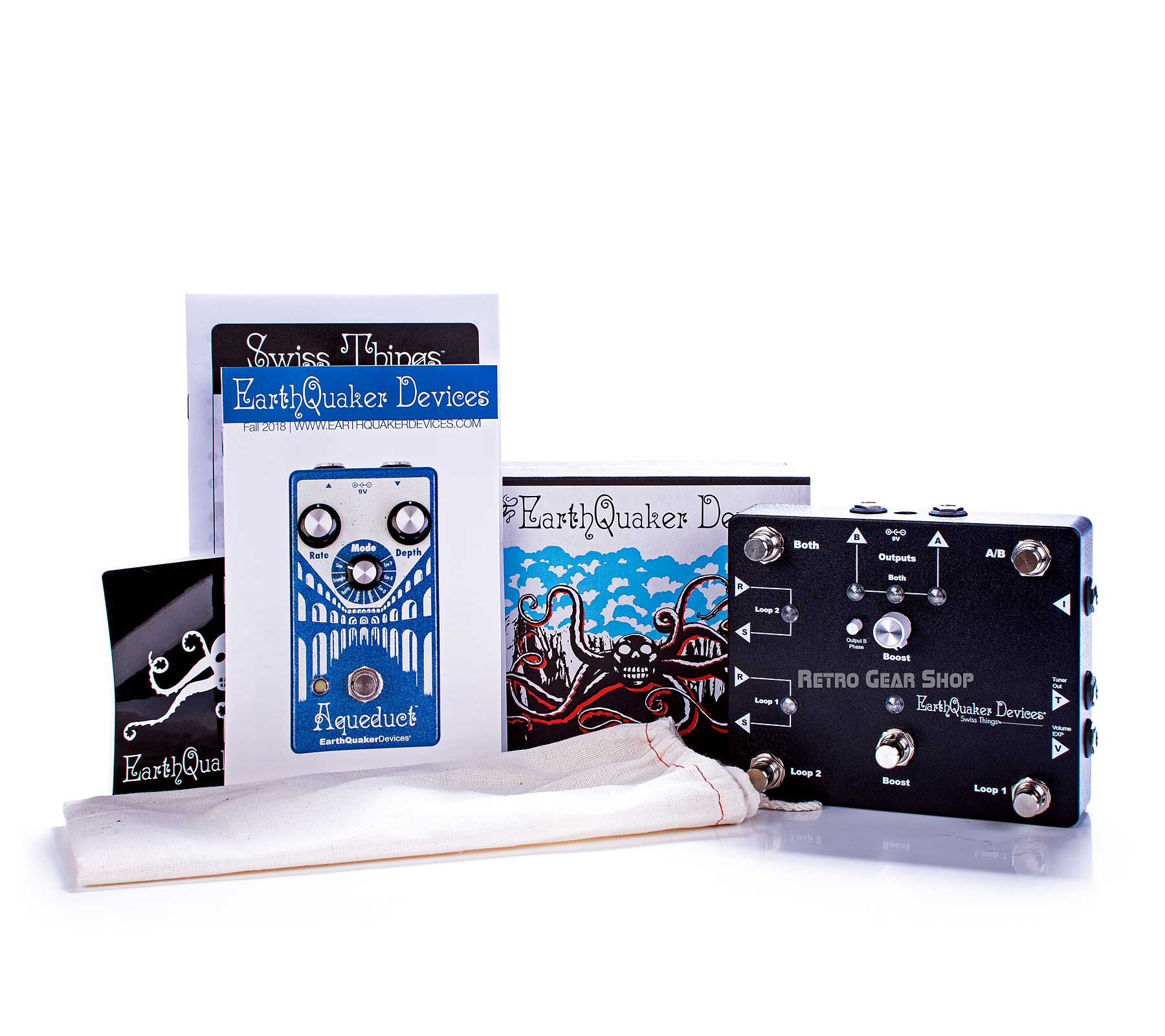 EarthQuaker Devices Swiss Things Manual Box Extras