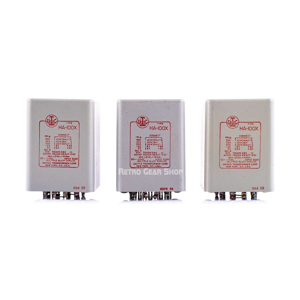 UTC HA-100X Transformer Vintage Rare Light Grey