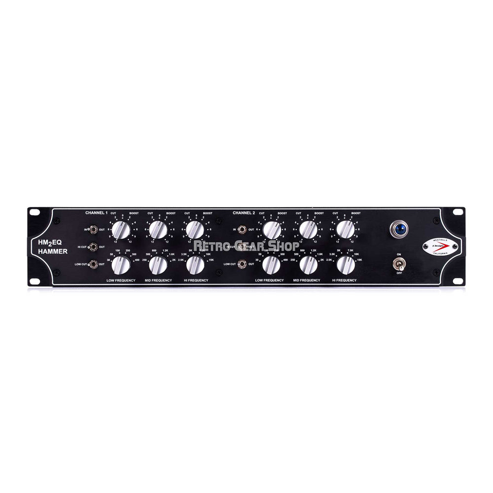 A-Designs Audio HM2EQ Hammer Dual Channel Tube Equalizer EQ Used