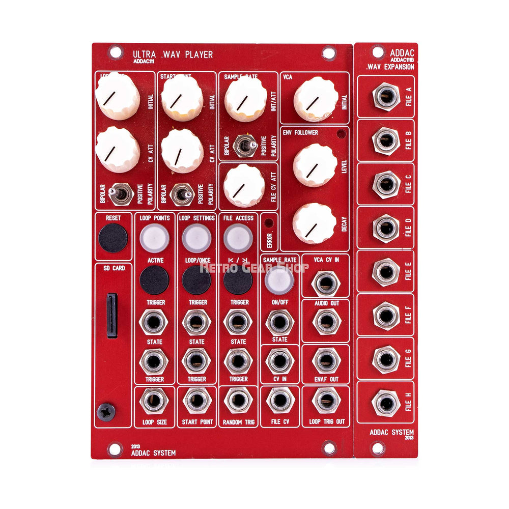 ADDAC 111 Sampler + 111B Expansion