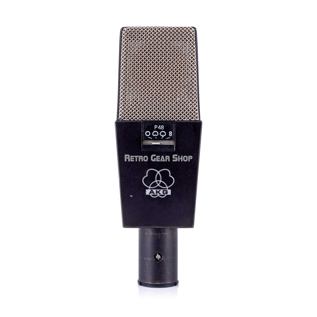 AKG C 414 EB Black Microphone Condenser Large Diaphragm Mic Vintage Rare
