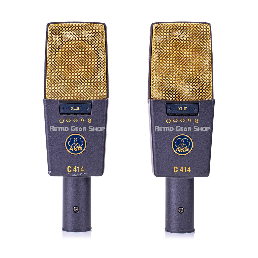 AKG C414 XLII Large Diaphragm Multipattern Condenser Stereo Pair