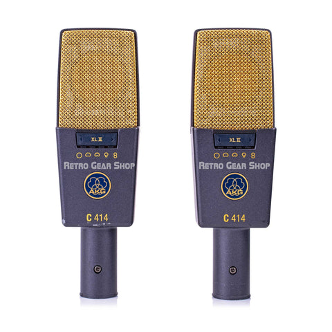 AKG C414 XLII Large Diaphragm Multipattern Condenser Stereo Pair