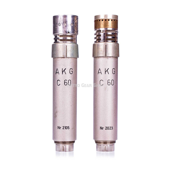 AKG C60 Tube Condenser Microphone Pair with PSU