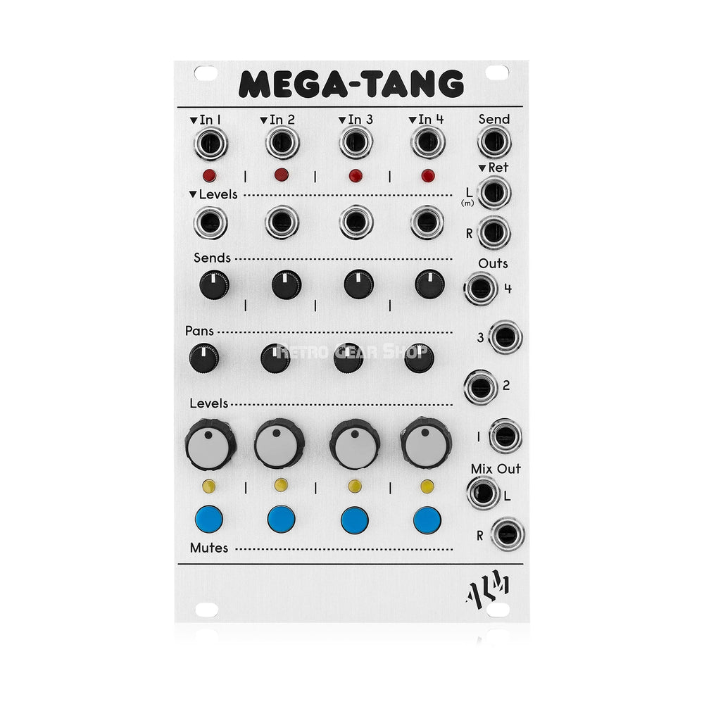 ALM Busy Circuits MEGA-TANG Four Channel Linear VCA and Stereo Mixer Eurorack Module