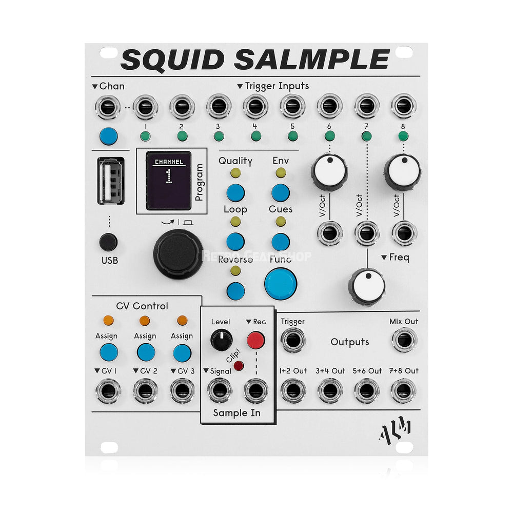 ALM Busy Circuits SQUID SALMPLE 8 Channel Audio & CV Sampler Eurorack Module