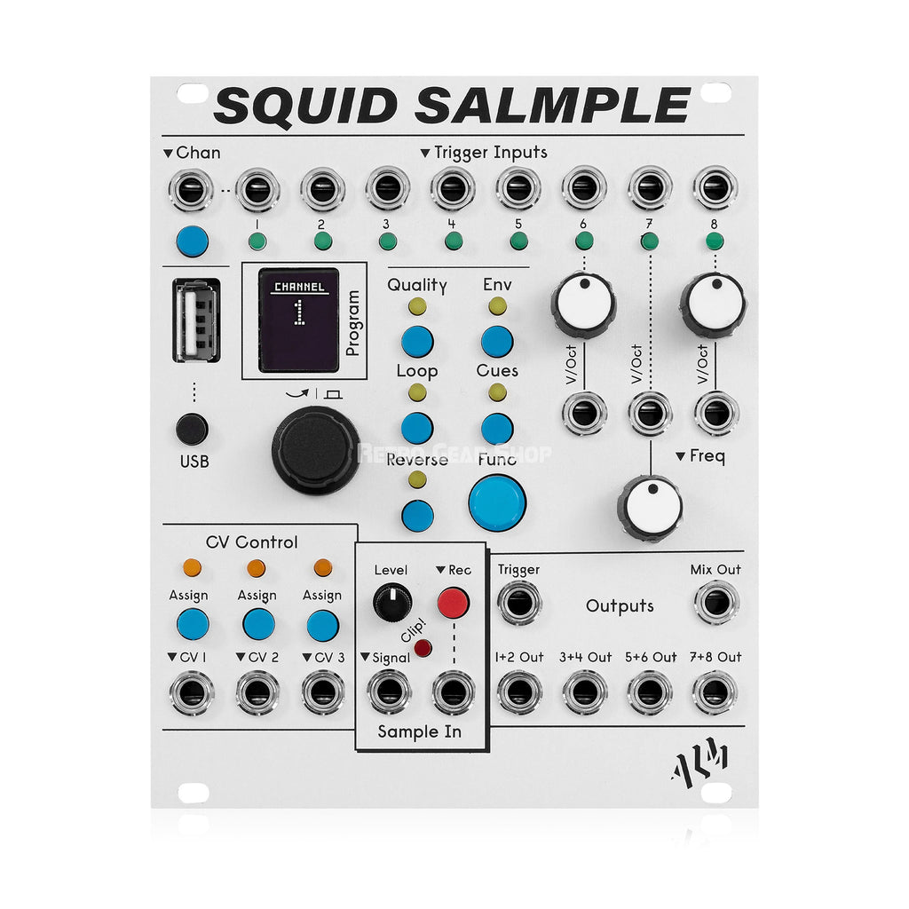 ALM Busy Circuits SQUID SALMPLE 8 Channel Audio & CV Sampler Eurorack Module