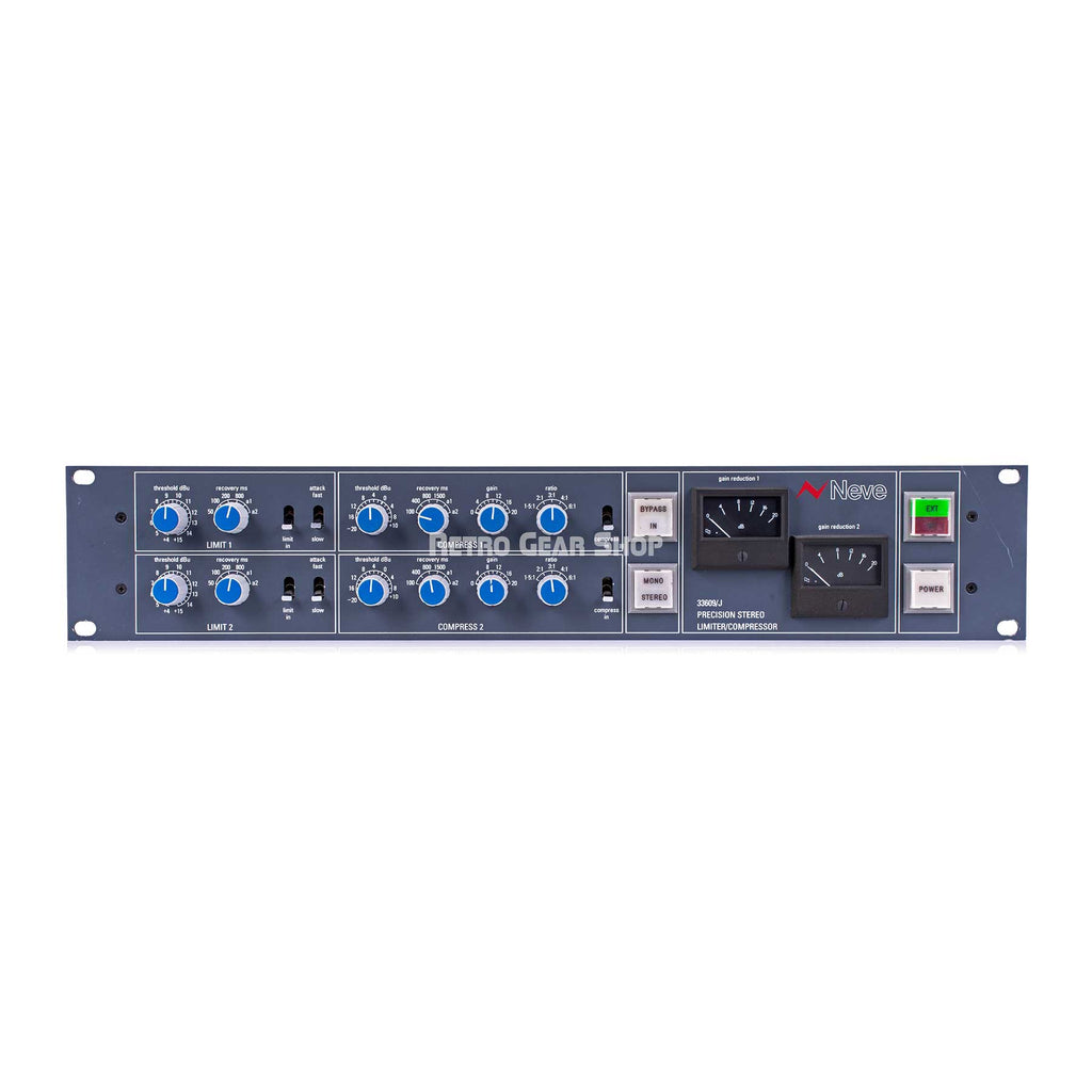 その他 Neve 33609 JD AMS Neve 33609/J Stereo Limiter / Compressor 33609 J– Retro Gear Shop