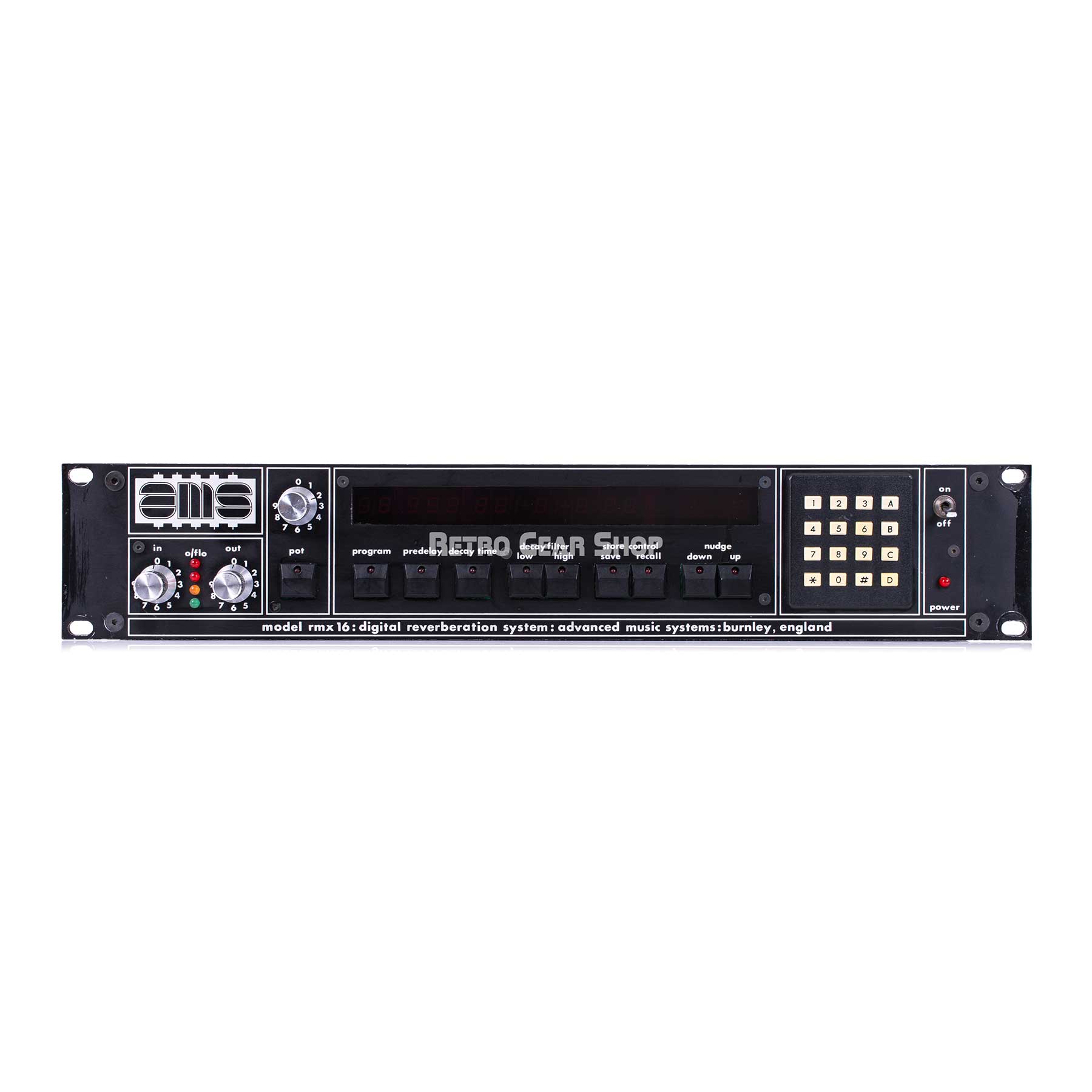 AMS RMX-16 Digital Reverberation System Vintage Reverb Rack Effect