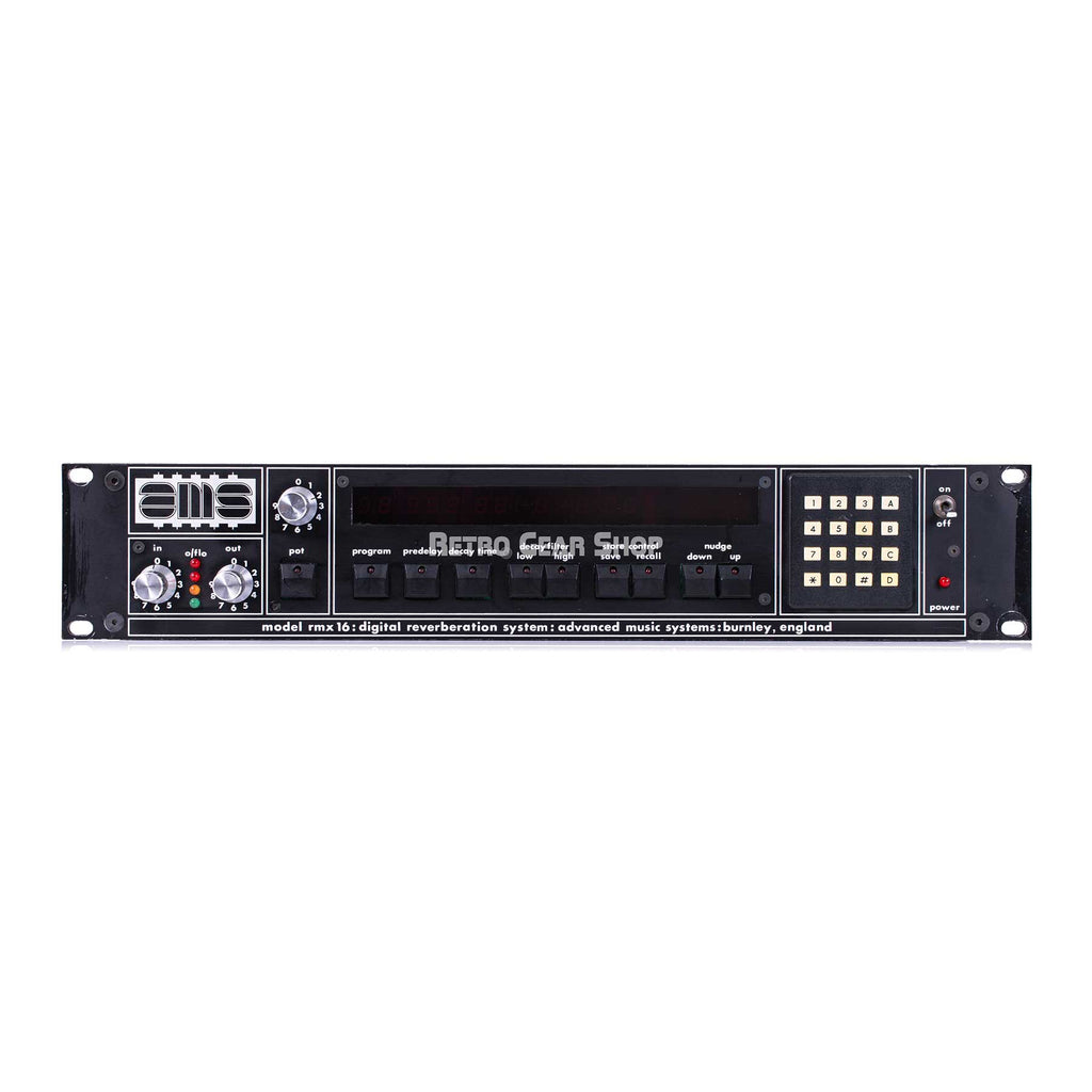 AMS RMX-16 Digital Reverberation System Vintage Reverb Rackmount Effect