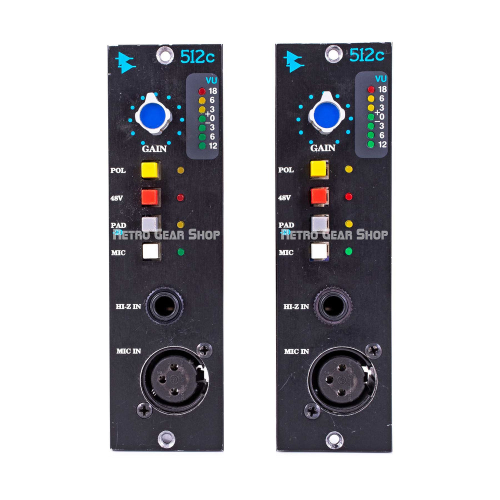 API 512c Preamp 500 Series Mic Preamplifier Module Used