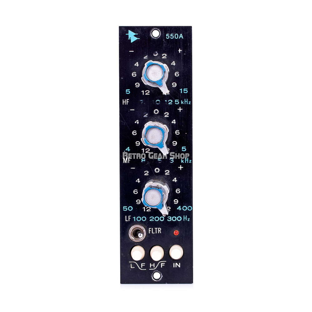 API 550A Vintage 3-Band Analog Equalizer 500-Series EQ
