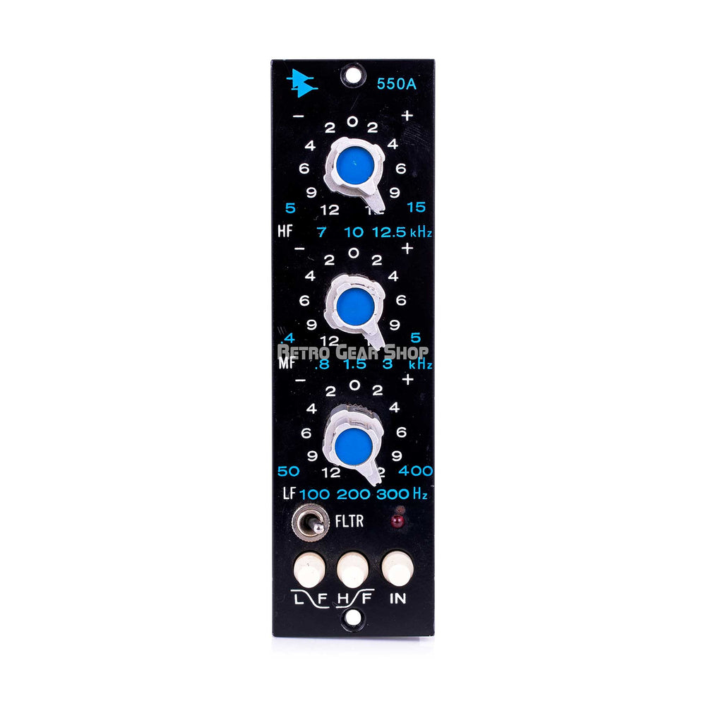 API 550A Vintage 3-Band Analog Equalizer 500-Series EQ