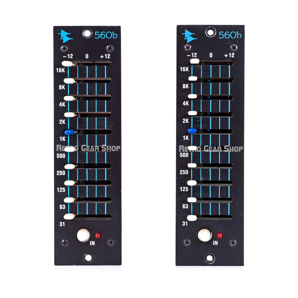 API 560b Vintage Pair 500 Series Graphic Equalizer EQ Rare– Retro Gear Shop