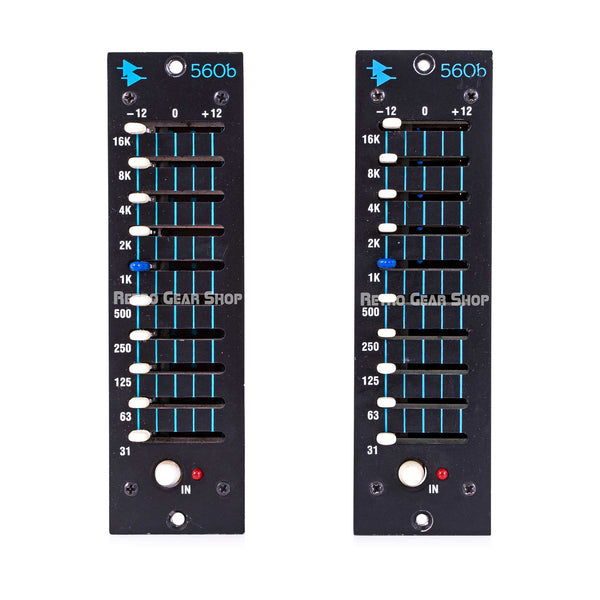 API 560b Vintage Pair 500 Series Graphic Equalizer EQ