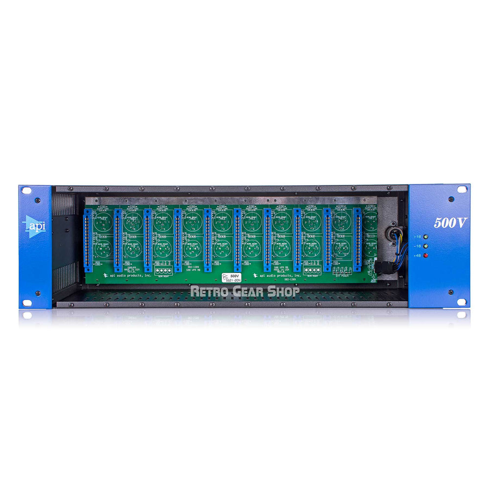 API 500V 10-slot 500 Series Lunchbox with L200 Power Supply Used