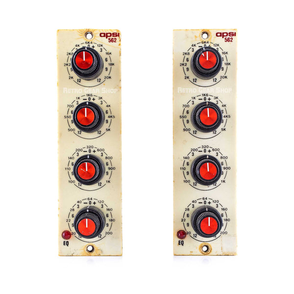 APSI 562 Pair Equalizer 500 Series EQ Vintage Rare