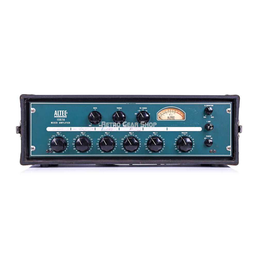 Altec 1567A Tube Microphone 5x1 Mixer Amplifier Vintage Rare owned by Les Paul as-is