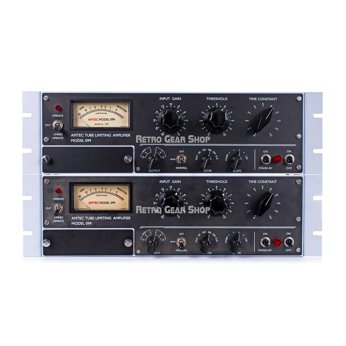 Amtec Model 099 Vari-Mu Tube Compressor Matched Stereo Pair– Retro