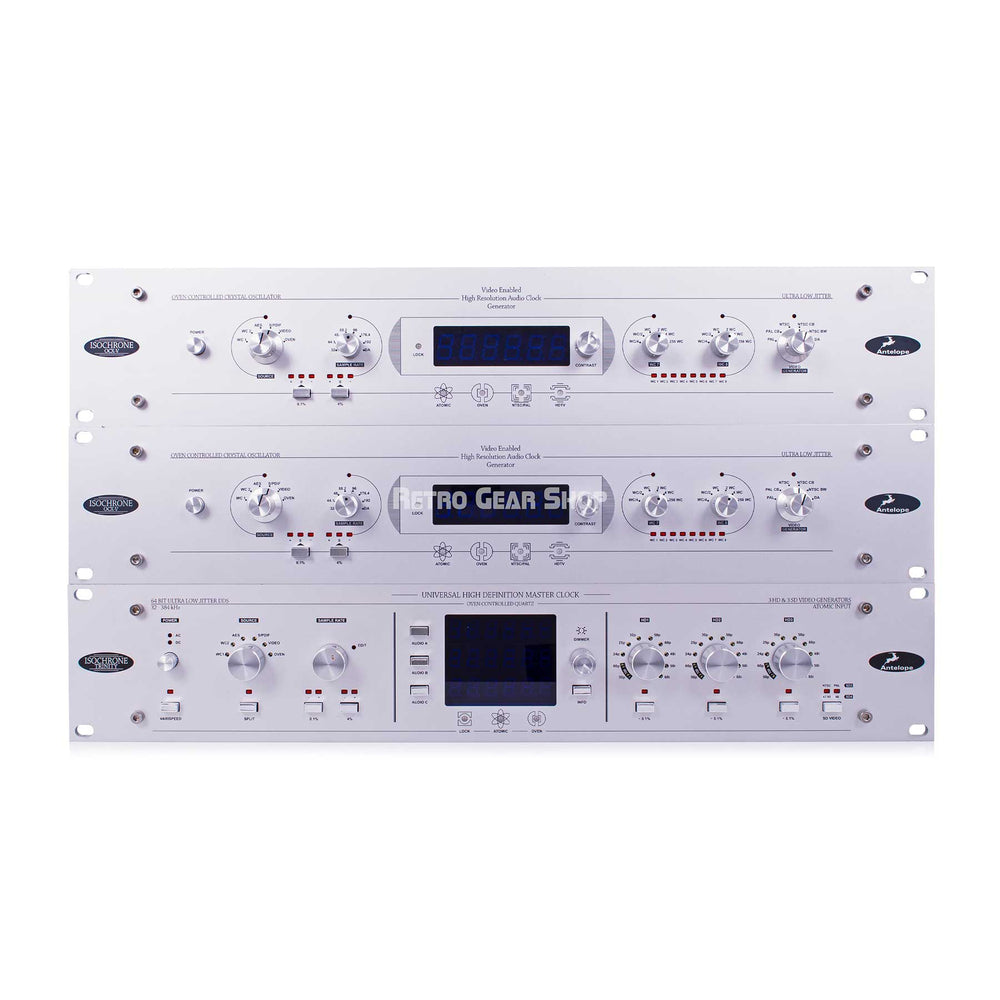 Antelope Audio Isochrone Trinity Master Clock and Antelope Audio Isochrone OCX-V