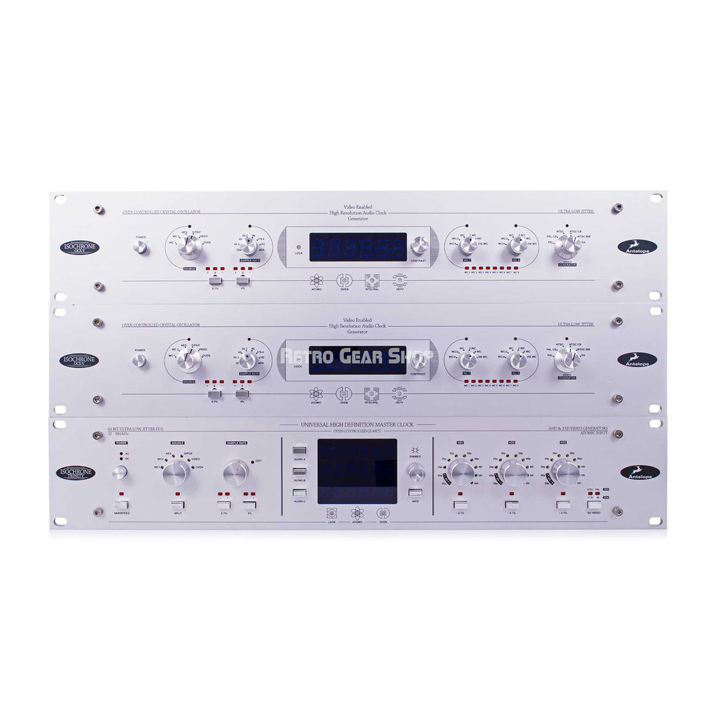 Antelope Audio Isochrone Trinity Master Clock and Antelope Audio Isochrone OCX-V