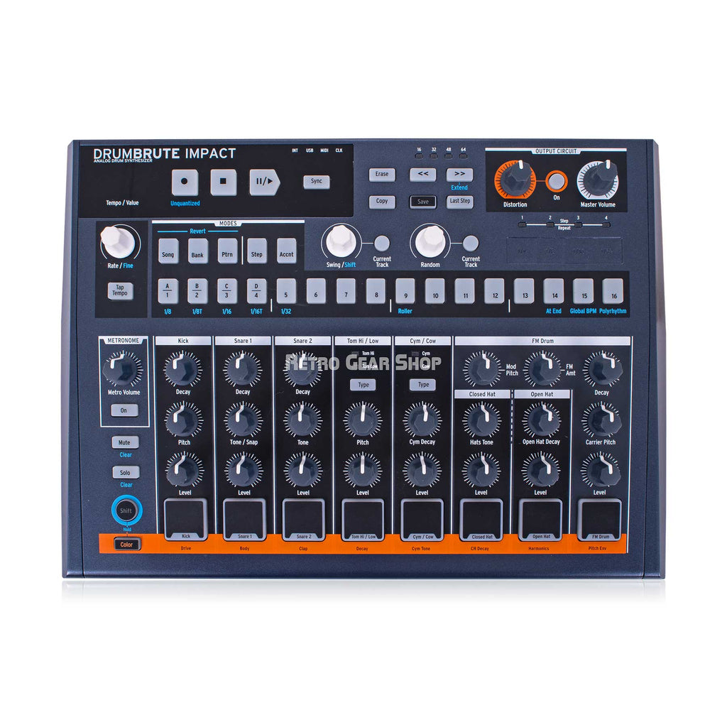 Arturia DrumBrute Impact Analog Drum Machine