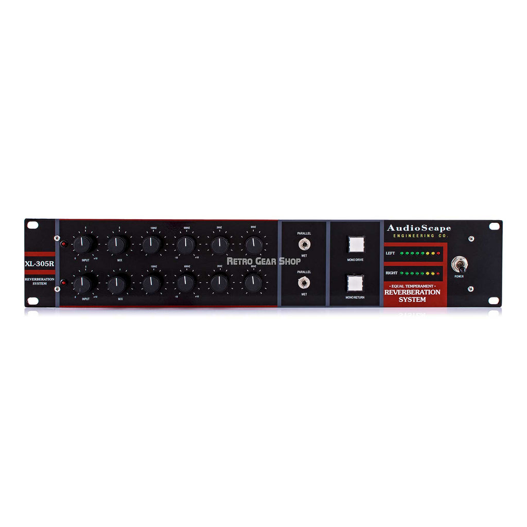 Audioscape XL-305R Equal Temperament Reverb System Stereo Black