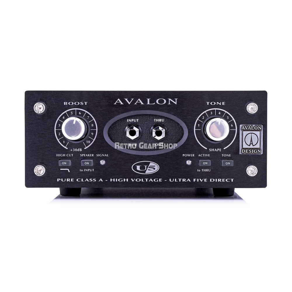 Avalon U5 Instrument and DI Preamplifier Black Used