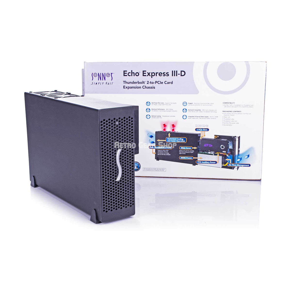 Avid Pro Tools HDX PCIe Core Card x2 in Sonnet Echo Express III-D 