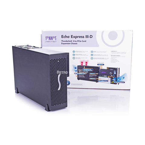 Avid Pro Tools HDX PCIe Core Card x2 in Sonnet Echo Express Thunderbolt 2-PCIE Expansion Chassis III-D