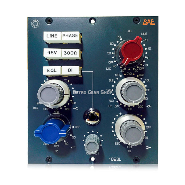 BAE 1023L 500 Series Module Microphone Preamp and EQ