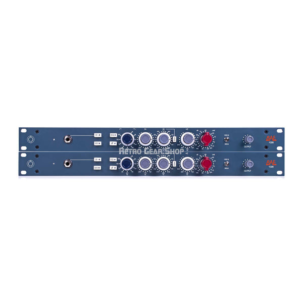 BAE 1028 Stereo Pair with PSU Microphone Preamp / Equalizer 19" Rackmount