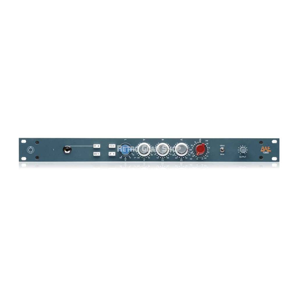 BAE 1066D Rackmount Mic Preamp / EQ with PSU